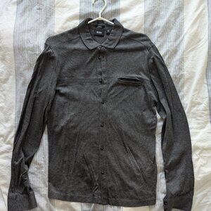 Hugo Boss - Long Sleeve Collared Shirt - Mercerized Cotton - M Slim fit
